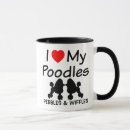 Search for i love poodles mugs Heart