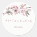 Search for winter wedding stickers Pink