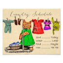 Search for funny laundry posters Cat