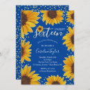 Search for sunflower sweet 16 invitations Country