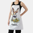 Search for easter bunny aprons Watercolor
