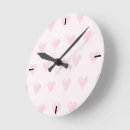 Search for pink heart clocks Adorable