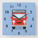 Search for red truck clocks Cute