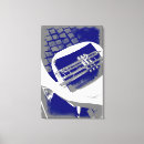 Search for blue and silver canvas prints White