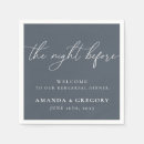 Search for game night napkins Rehearsal dinner