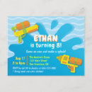 Search for water gun invitations Boys