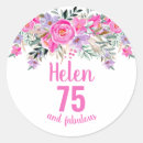 Search for 75th birthday party stickers Script