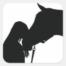 Search for horse silhouette stickers Black