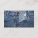 Search for jeans business cards Denim