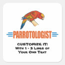 Search for funny parrot stickers Birds
