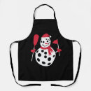 Search for snowman aprons Santa