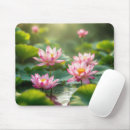 Search for lotus mouse mats Water lily