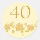 Search for 40th anniversary stickers Fortieth