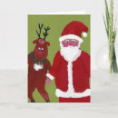 Search for dancing reindeer christmas cards Santa