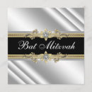 Search for elegant bar bat mitzvah invitations Gold