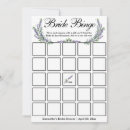 Search for bridal bingo invitations Elegant