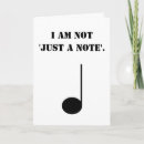 Search for just a note note cards Music