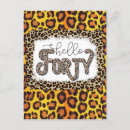 Search for animal print birthday cards Leopard