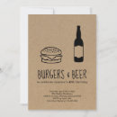 Search for burgers and beer invitations Party