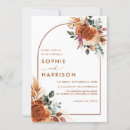 Search for rust wedding invitations Bohemian