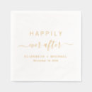 Search for happily ever after napkins Elegant