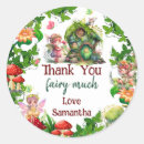 Search for fairy party stickers Fairy thank you
