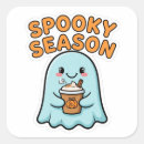 Search for latte art stickers Spooky season