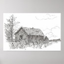 Search for black and white barn posters Vintage