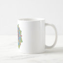 Search for colorful mandala mugs Yoga