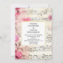 Search for music note wedding invitations Flowers