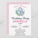 Search for two wild party invitations Pink