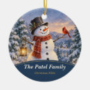 Search for snowman christmas tree decorations Winter wonderland