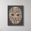 Search for mask canvas prints Camp crystal lake