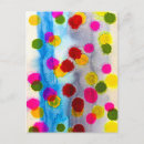 Search for abstract dots postcards Watercolor