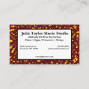 Search for musician business cards Music store