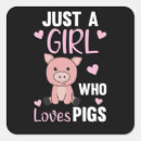Search for girl pig stickers Animals