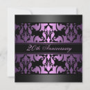 Search for square wedding anniversary invitations Purple