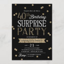 Search for over the hill 40th birthday invitations Surprise