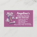 Search for retro business cards Janitorial