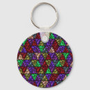 Search for purple red key rings Green