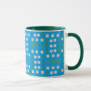 Search for teal and white mugs Chic