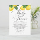 Search for lemon baby shower invitations Floral