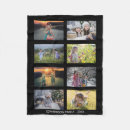 Search for add your own photo blankets Black