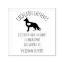 Search for german rubber stamps German shepherd dog