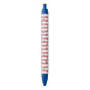 Search for red white and blue pens America