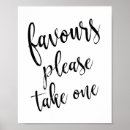 Search for please take one wedding signs Script