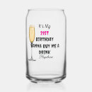 Search for 21st birthday beer glasses Simple