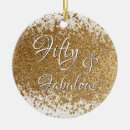 Search for 50th birthday christmas tree decorations Glam
