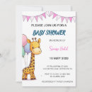 Search for yellow giraffe invitations Simple