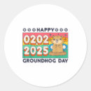Search for happy groundhog day stickers February